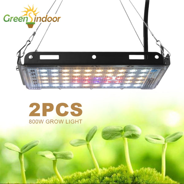 1 or 2pc LED Grow Light For Plants Full-Spectrum