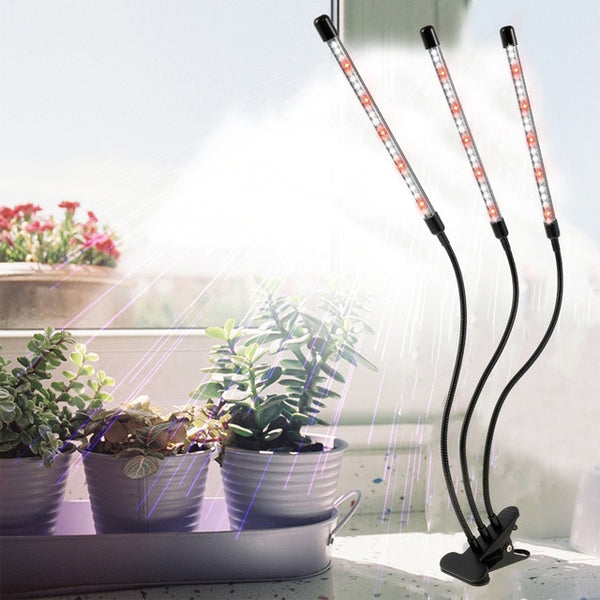 2/3/4 Head Full-Spectrum LED Grow Light with Control