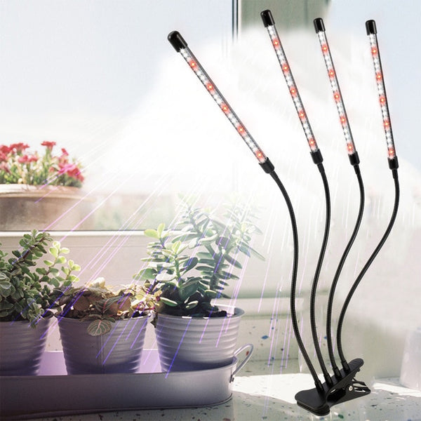 2/3/4 Head Full-Spectrum LED Grow Light with Control