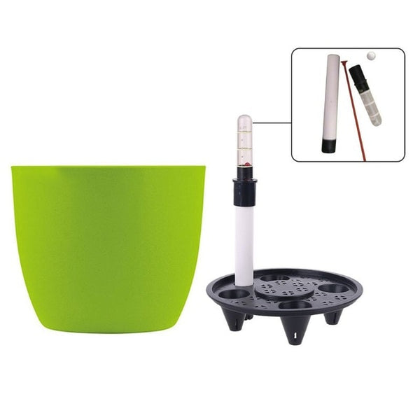 Self-Watering Planter/Flower Pot with Water Level Indicator